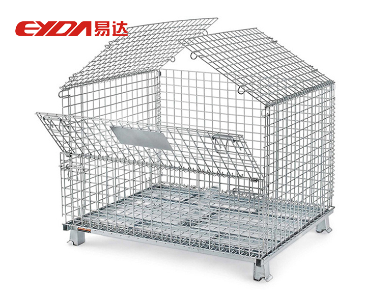 Storage Wire Roller Container Pallet Cage