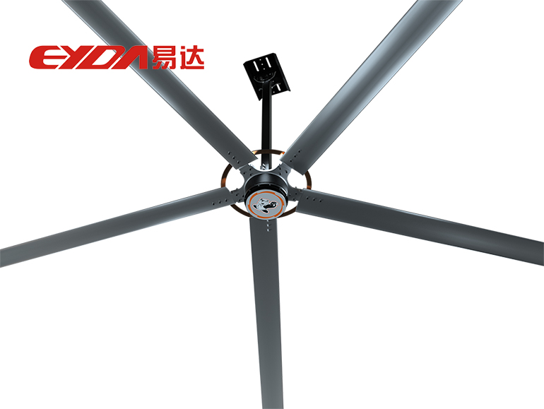 Warehouse Industrial  Energy Saving Ceiling Hvls Fan