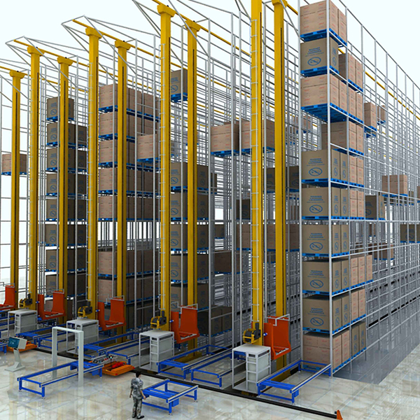 Workflow of automated three-dimensional warehouse