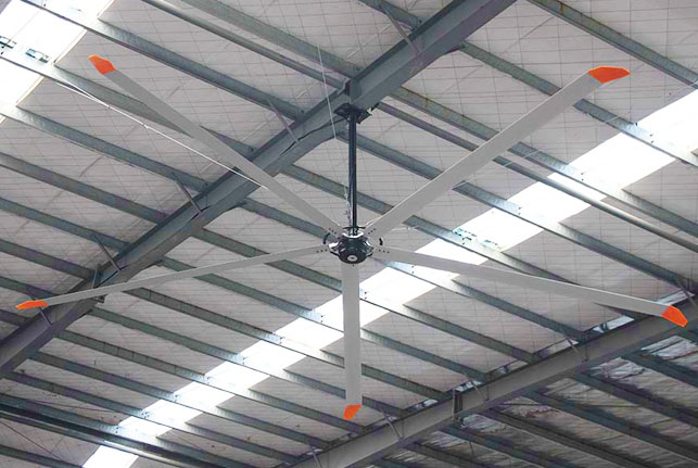 Warehouse Industrial  Energy Saving Ceiling Hvls Fan
