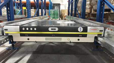 Are shuttle racks accurately positioned goods?