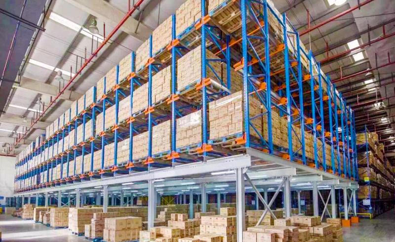 What are the standardized rack specifications of logistics warehousing?