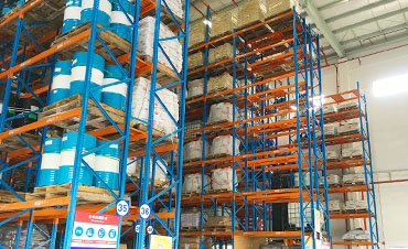 Elderly paint three-dimensional narrow aisle rack