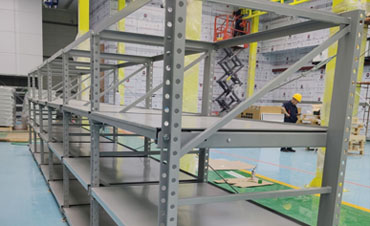 Longtie longitudinal and transverse drawer-type mold rack