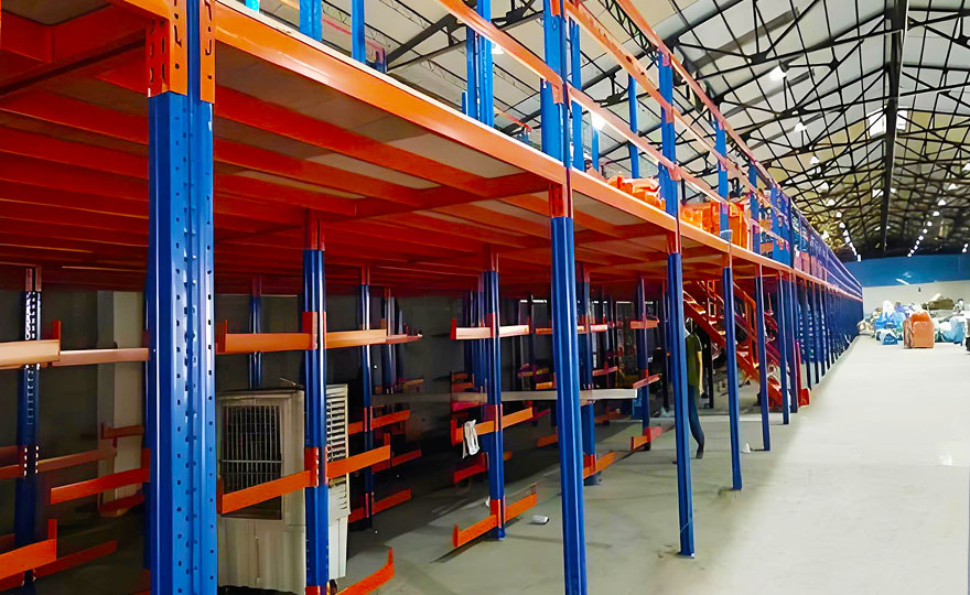 Will the cantilevered shelving platform be more cost-effective?