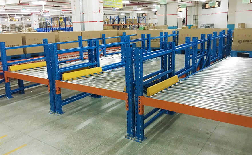 Tray gravity rack, for storage, transportation and picking, covering all scenarios