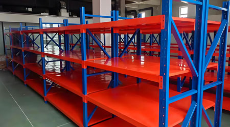 Steel plate flooring heavy-duty shelves, reinforced and thickened