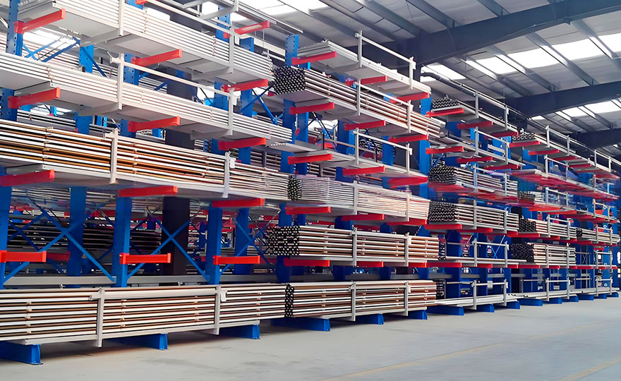 Can the cantilever shelves be accessed and stocked by forklifts?