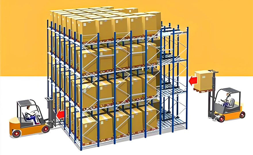 Factory roller shelves have completely transformed the efficiency of auto parts, e-commerce and cold chain storage