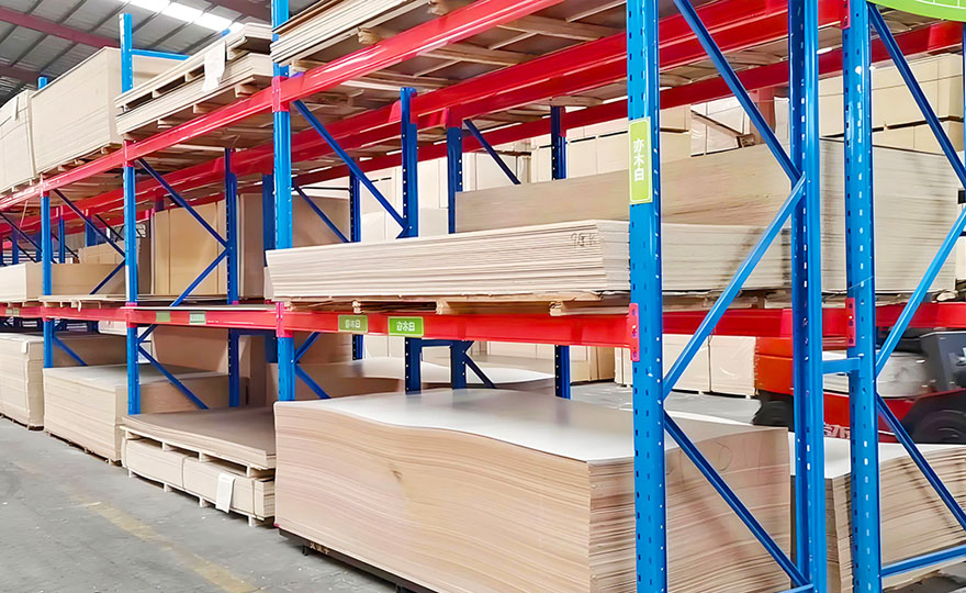 Which type of heavy-duty shelving is better for storing sheet materials?