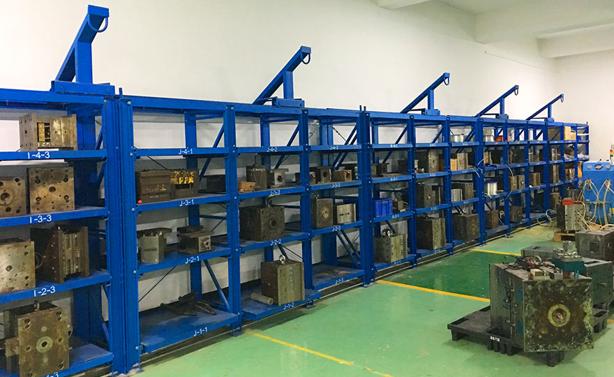 Heavy-duty mold storage racks, large, medium and small-sized mold storage solutions