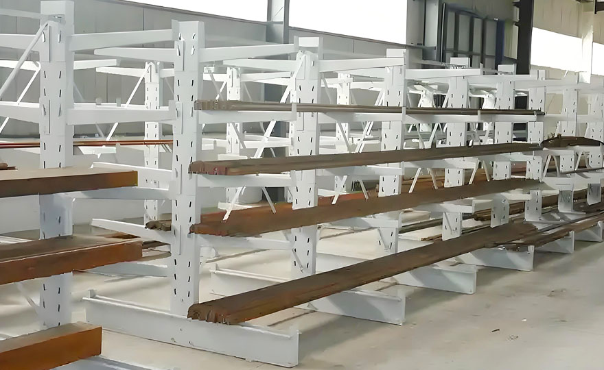 Are cantilever shelves suitable for storing fabrics?
