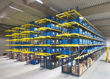 Are narrow aisle shelves suitable for storing small items?