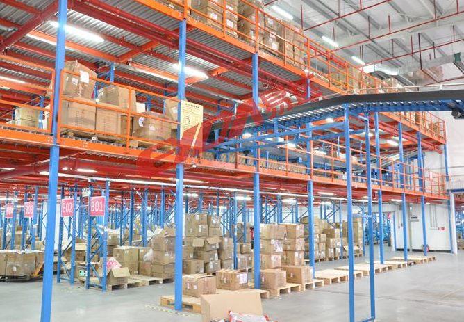 UK Project Case :Two Tier Mezzanine Rack