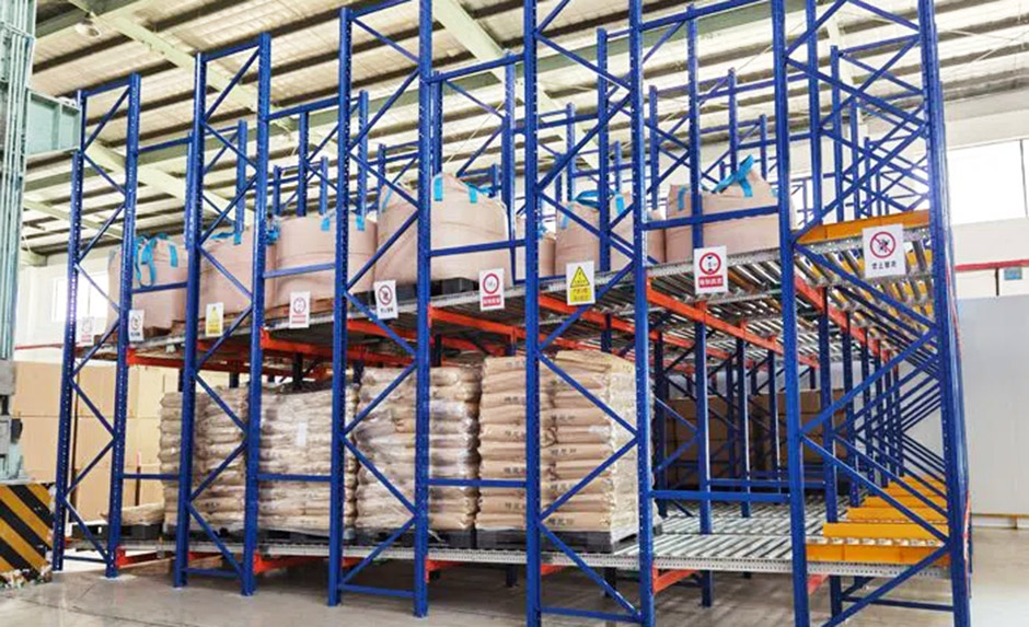 Warehouse Gravity Flow Pallet Rack