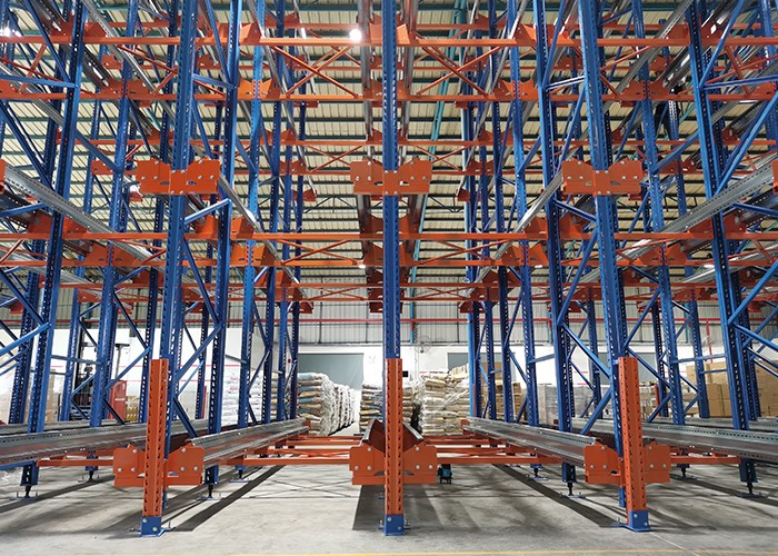 Which kinds of shelves are high density racking?