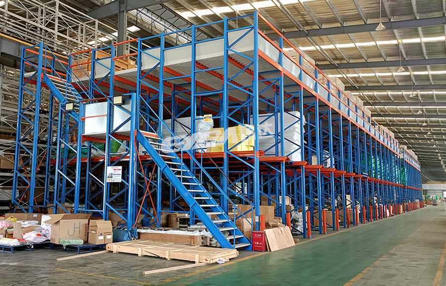 Drive-in heavy-duty racks for South China Building Materials Company
