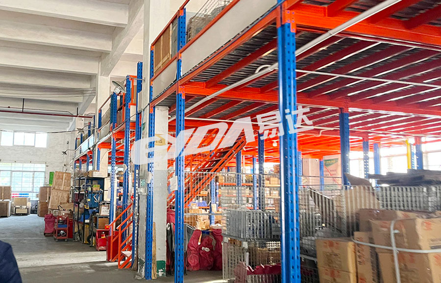 mezzanine shelves