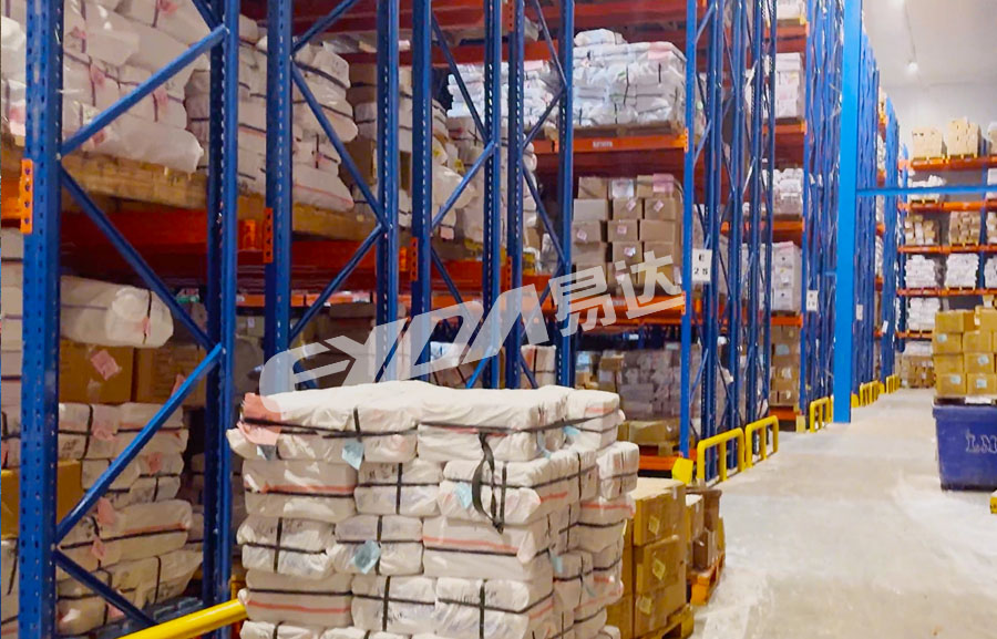 double-depth cold storage rack