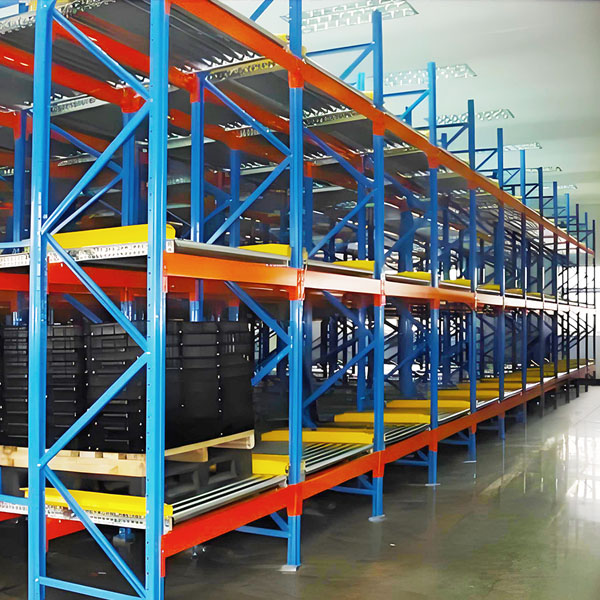 Gravity roller rack
