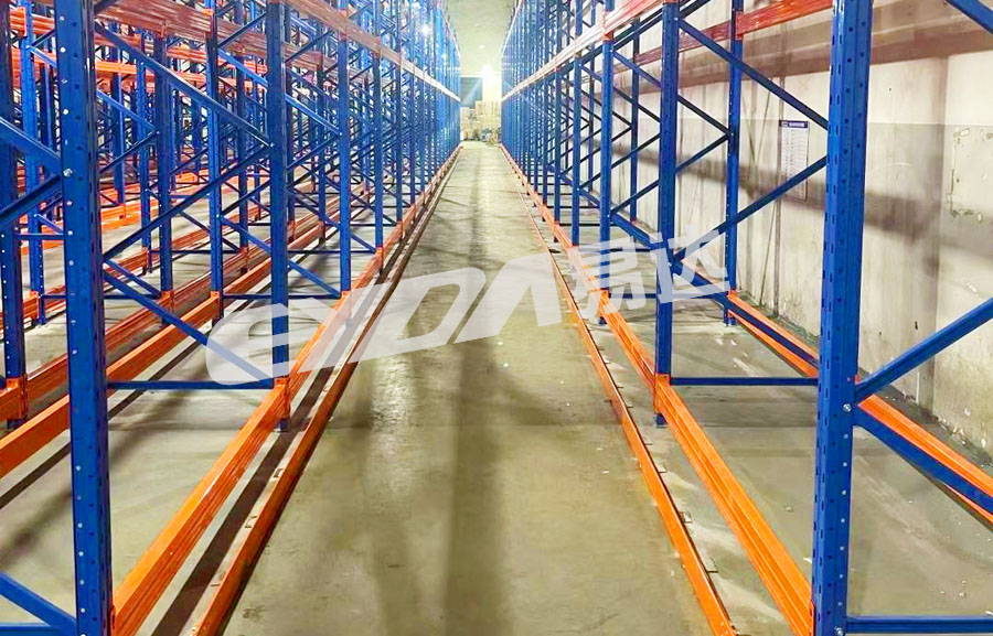 Narrow aisle racks