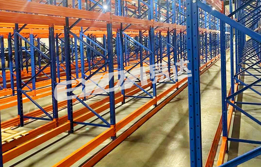 Narrow aisle racks