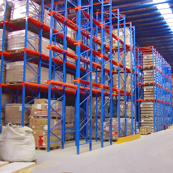 electrical appliance warehouse shelves