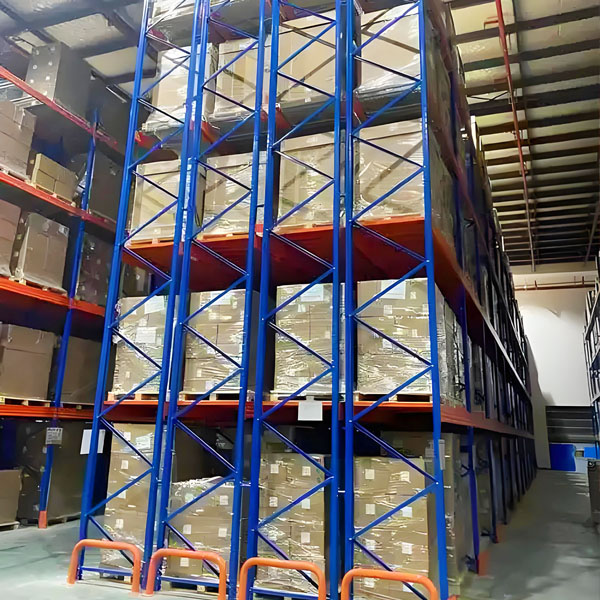 electrical appliance warehouse shelves