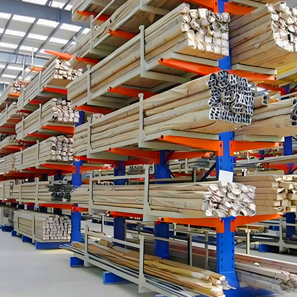 aluminum cantilever shelves