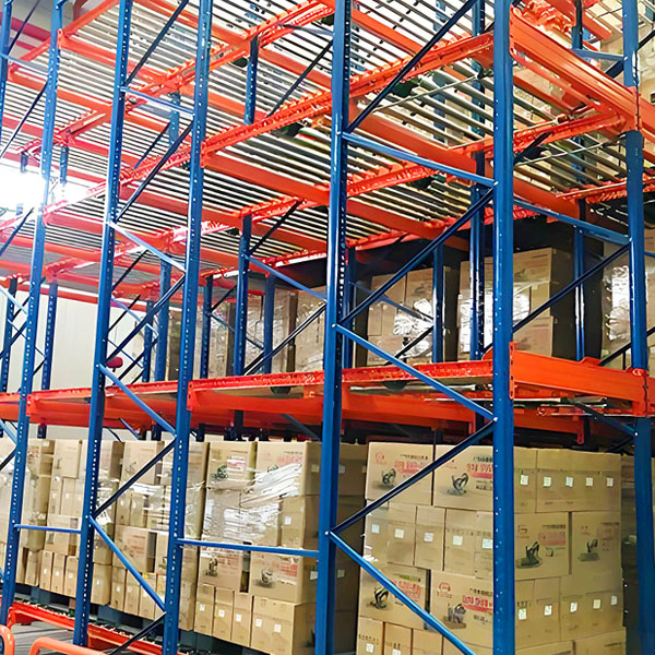 gravity-type shelves