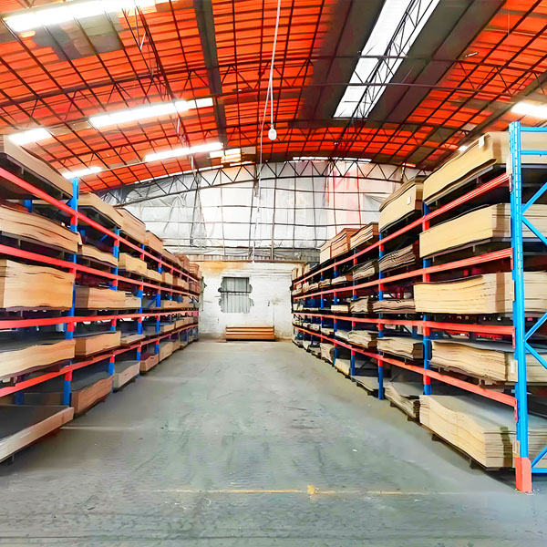 Sheet material rack