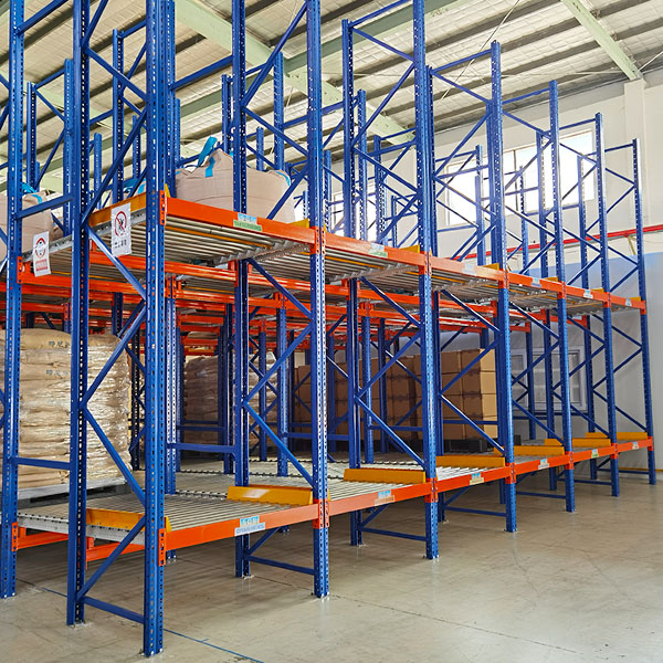 pallet gravity-type rack