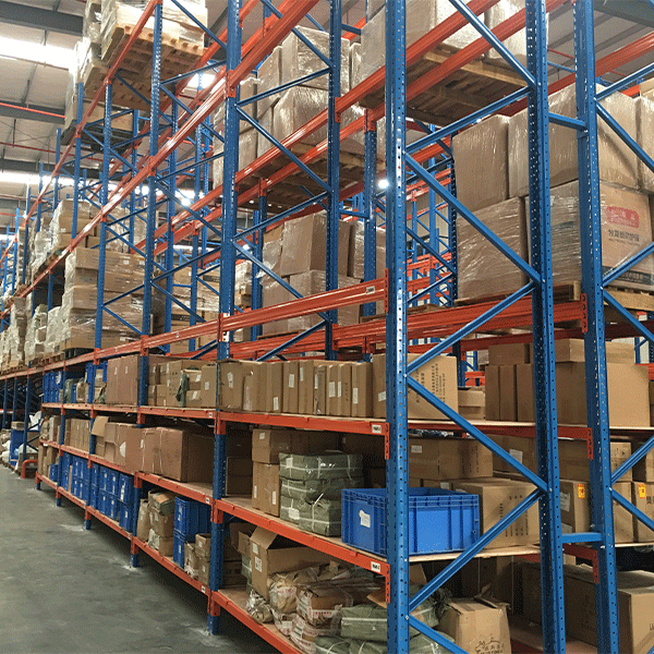 warehouse shelves