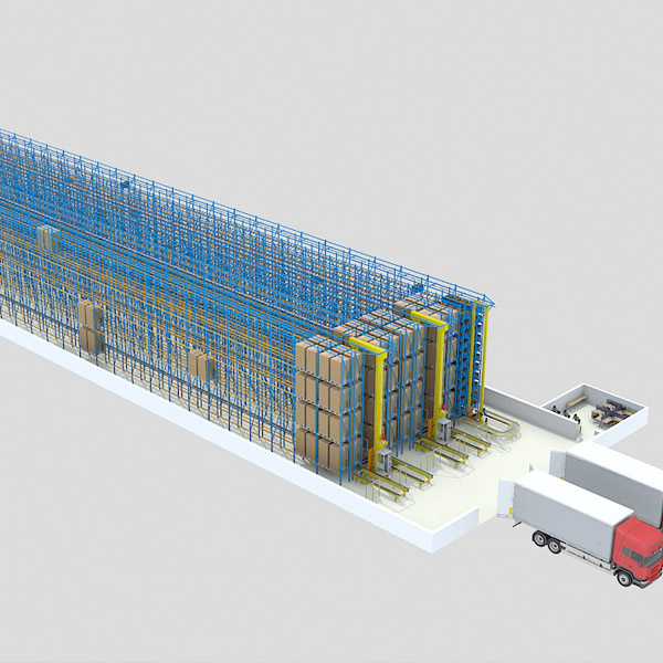  large-scale logistics storage shelves