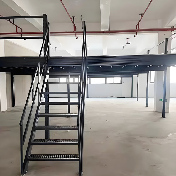 black five-layer warehouse shelves