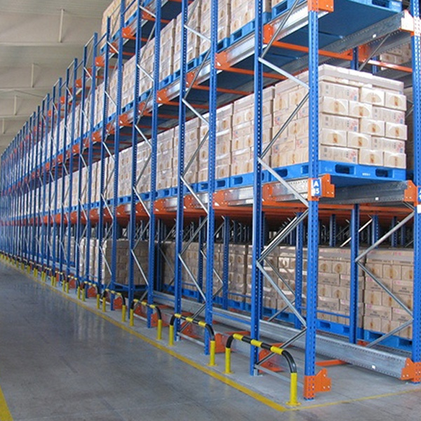 Tea storage warehouse shelves