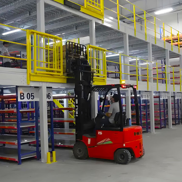 factory logistics shelves