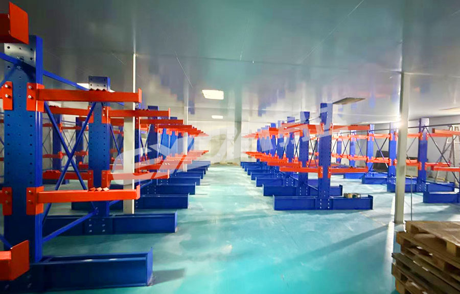 cantilever-type roll material shelf cantilever-type roll material shelf